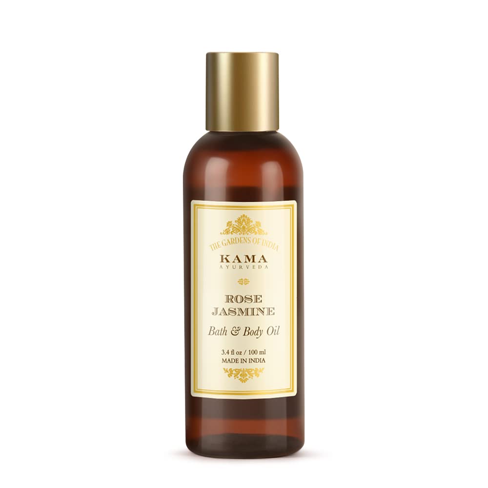 Amazon.com : Kama Ayurveda Rose and Jasmine Bath and Body Oil
